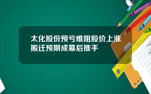 太化股份预亏难阻股价上涨搬迁预期成幕后推手