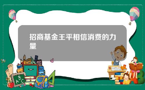 招商基金王平相信消费的力量