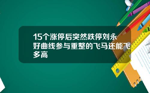 15个涨停后突然跌停刘永好曲线参与重整的飞马还能飞多高