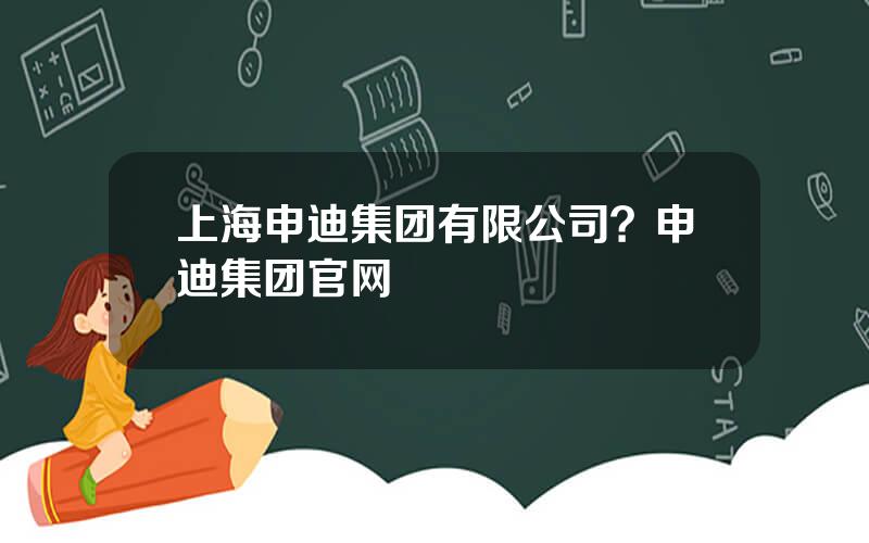 上海申迪集团有限公司？申迪集团官网