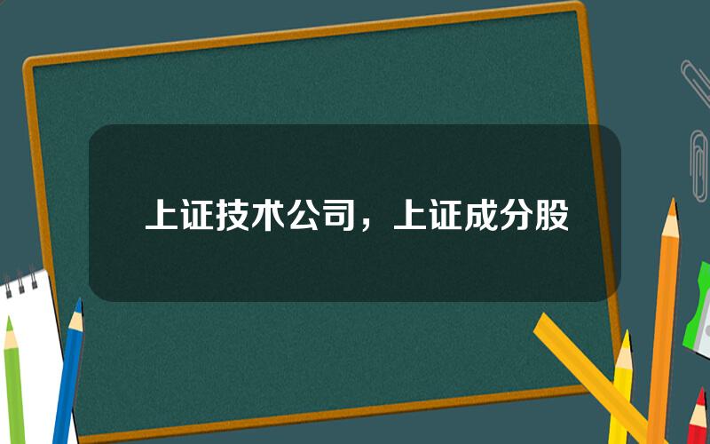 上证技术公司，上证成分股